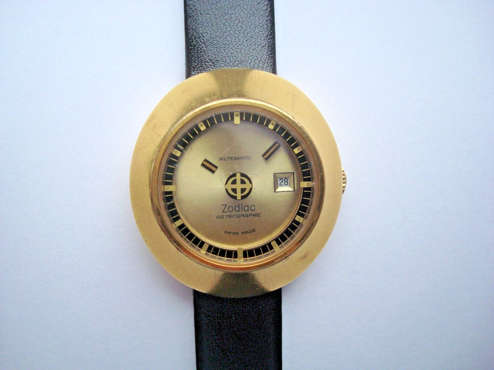 Zodiac Astrographic Mystery Dial Women’s Automatic Watch Date Quick Set New Band