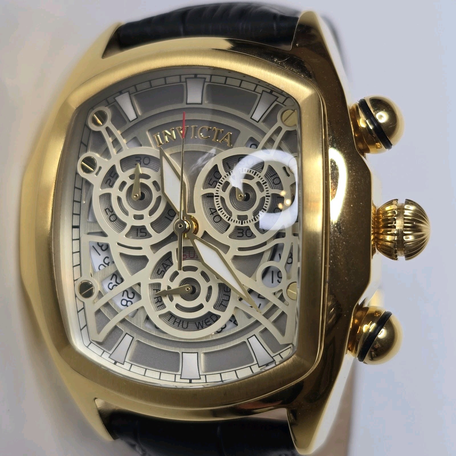 Invicta Men’s Lupah Chronograph Watch 18840 Gold 44.5mm