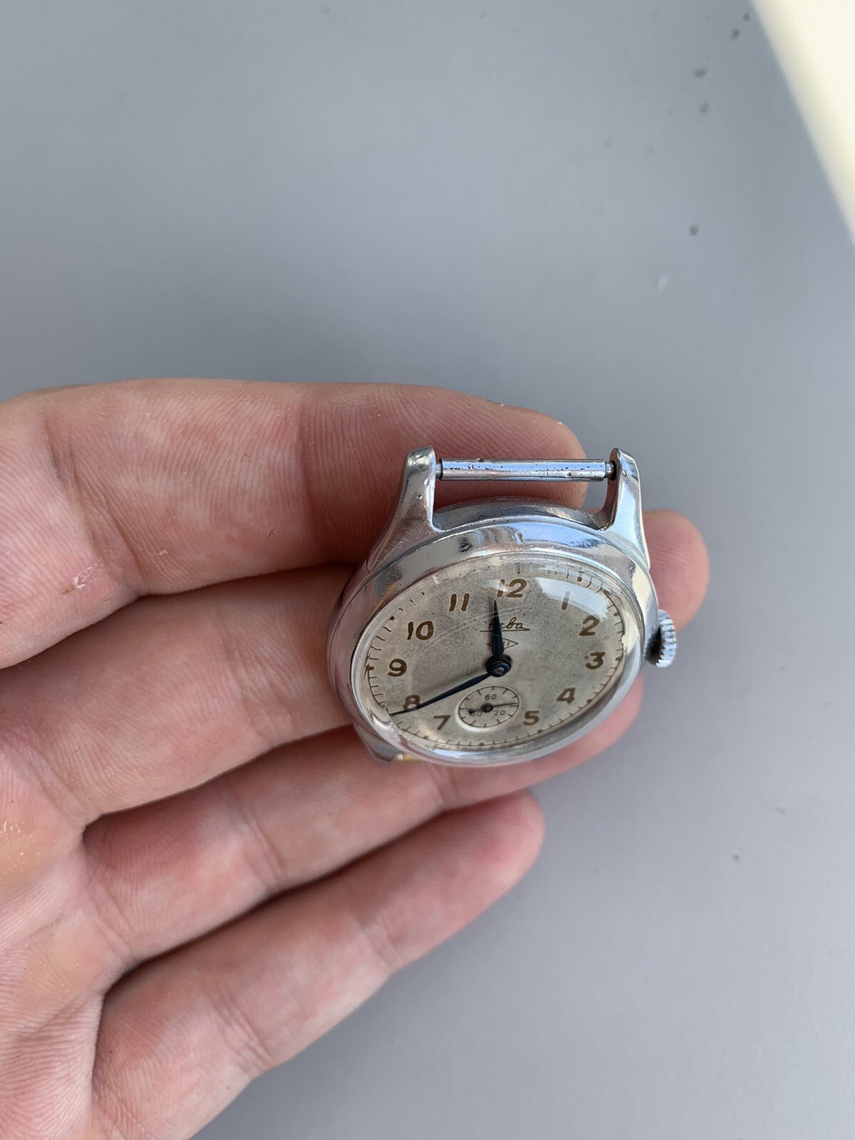Vintage Pobeda “Neva” 1 Mchz Kirova Watch Ussr Serviced ZIM 15 Jewels Rare