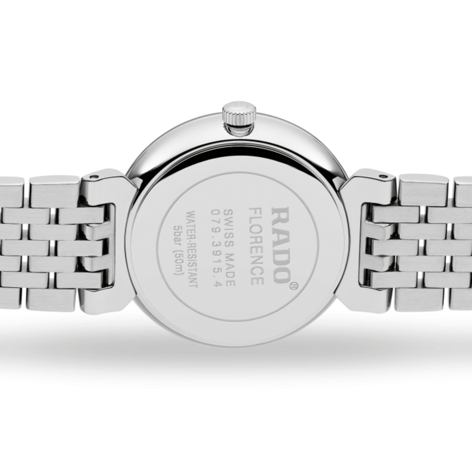Rado Florence Classic Diamonds Stainless Steel Black Dial Womens Watch R48913713