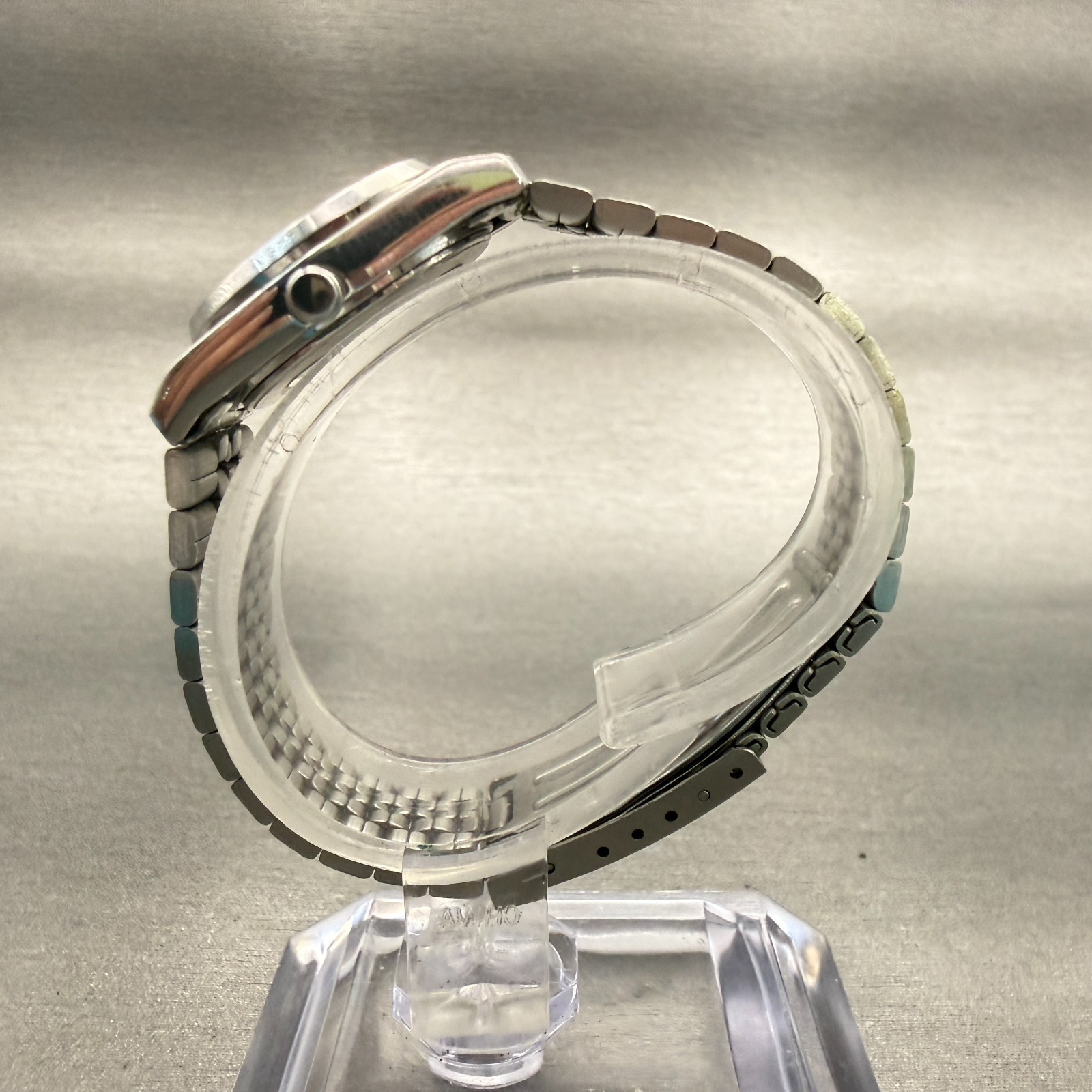 Seiko SQ Watch Women 23mm Silver Dial Silver Daydate Round 2A23-0029 New Battery