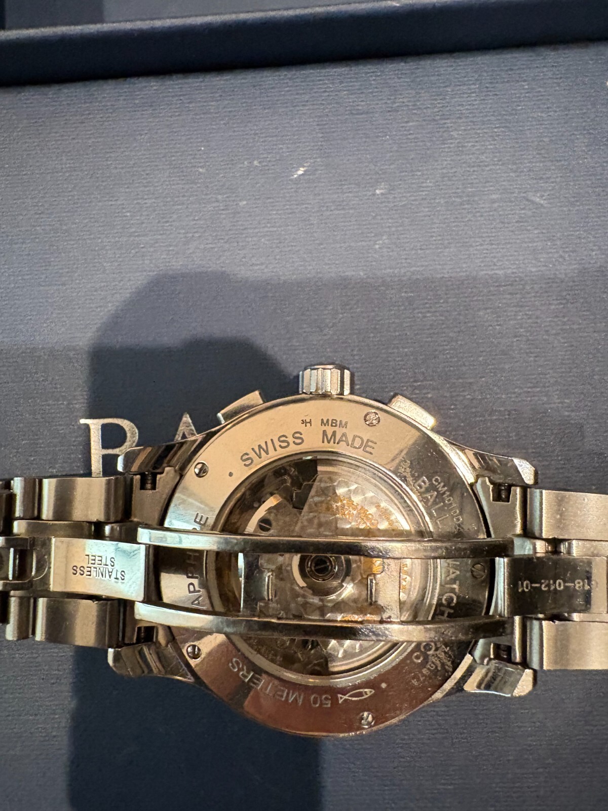 Ball Trainmaster Pulse Meter Stainless Steel Watch CM1010D-SCJ-WH