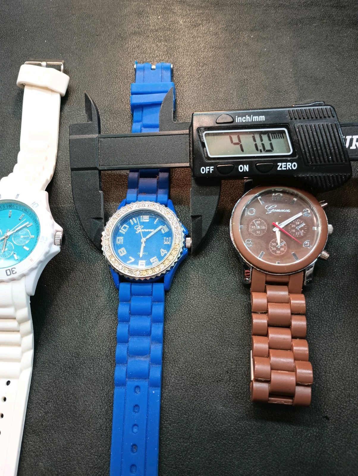 Geneva Women’s Multi-Colored Fashion Watches In Working Condition Lot of 2