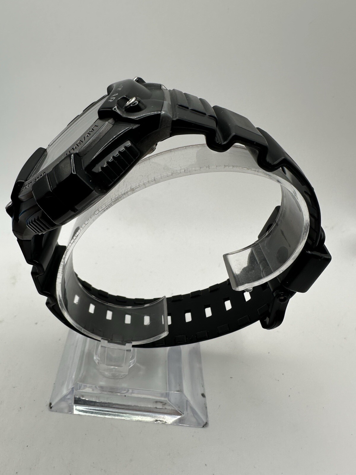 Casio Tough Solar Watch Men Digital Black 120 Lap 3271 W-S220 Day Date 50mm