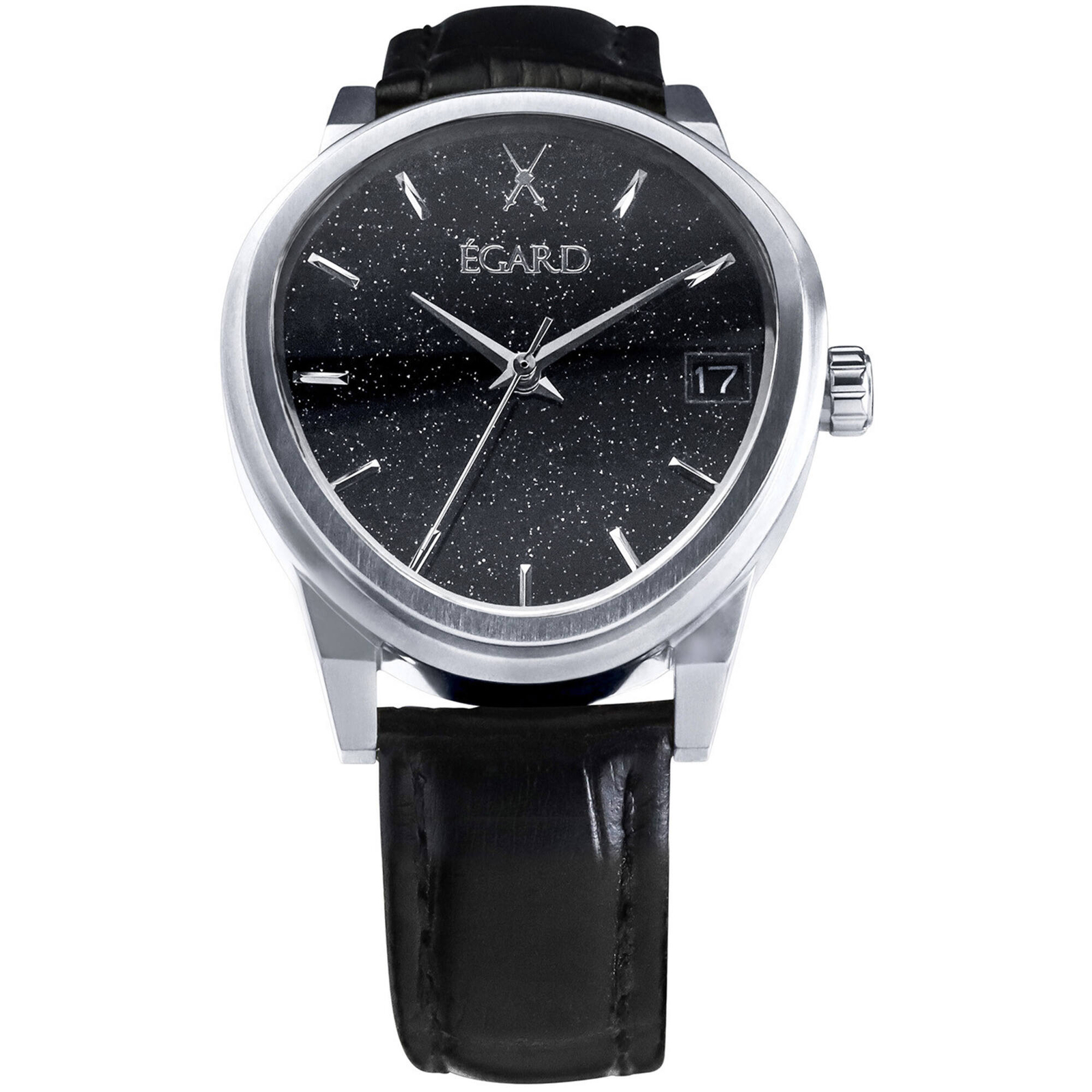 Egard Women’s Watch Dali F2 Automatic Black Dial Leather Strap WCH-5073G0H213