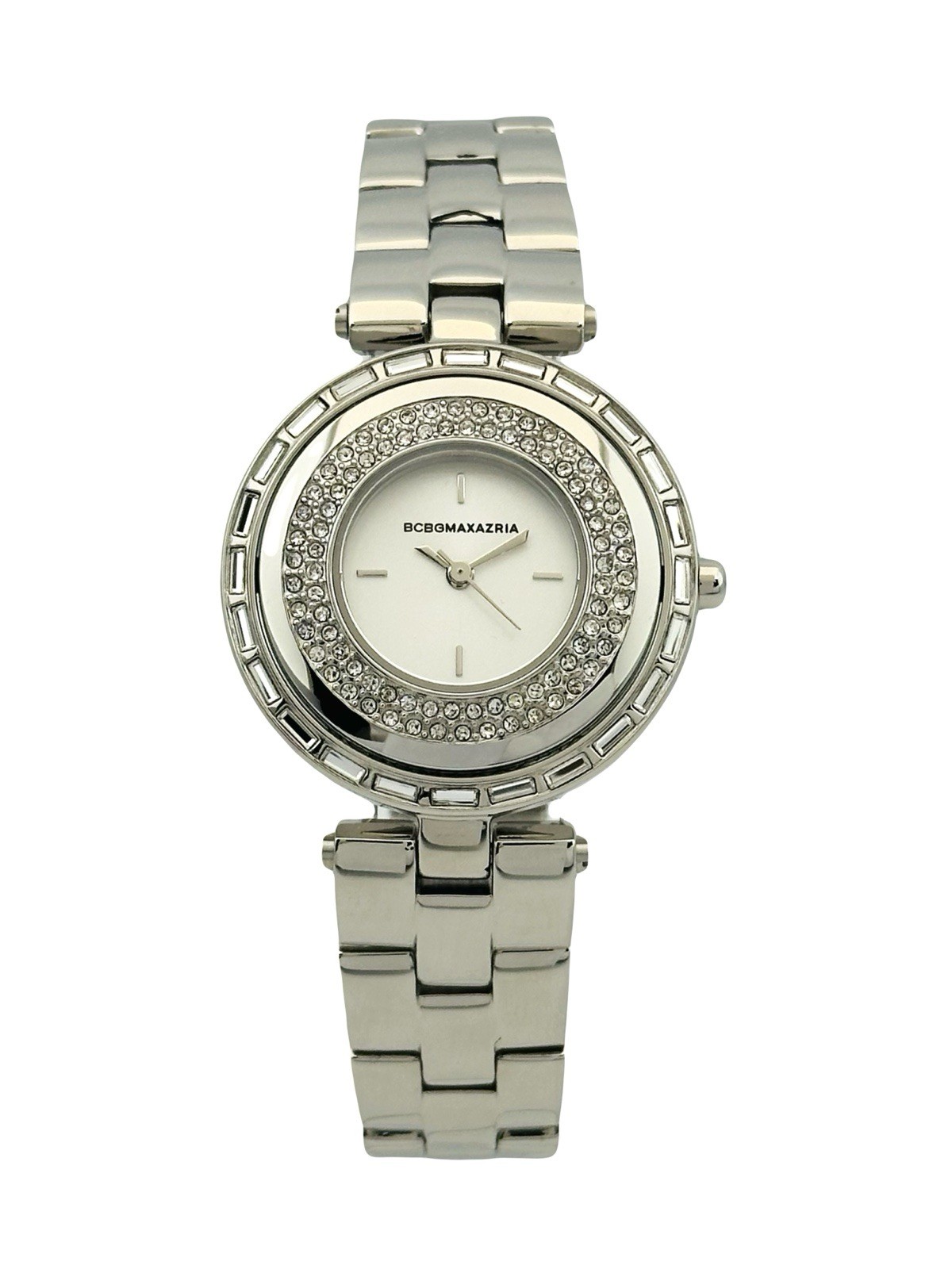 BCBGMAXAZRIA Ladies BG8314 Pirouett Steel Case sparkling studding Watch