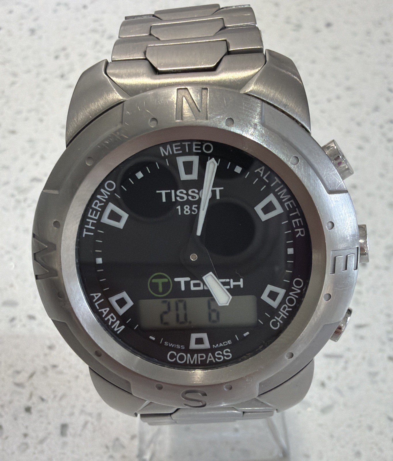 Tissot T-Touch Z251/351-1 Men’s 41mm Black Dial Touch Screen Stainless Steel
