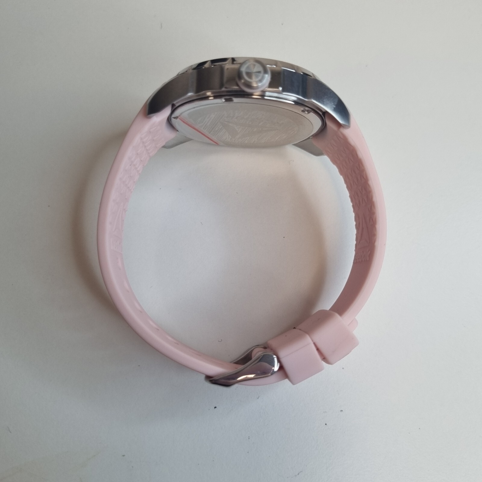 Reebok Impact With Gem Stones Pink & Silver Women’s Wrist Watch New Old Stock