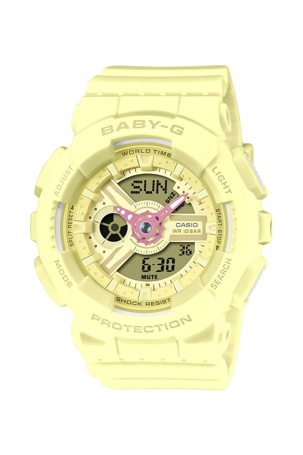BABY-G Watch BA-110AH-9AJF Ladies Yellow