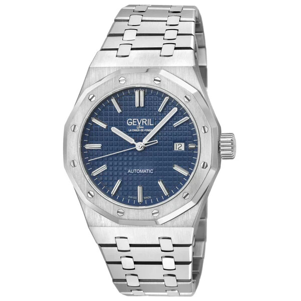 Gevril Men’s 49401B Gotham Swiss Automatic Sellita SW200-1 Date Watch