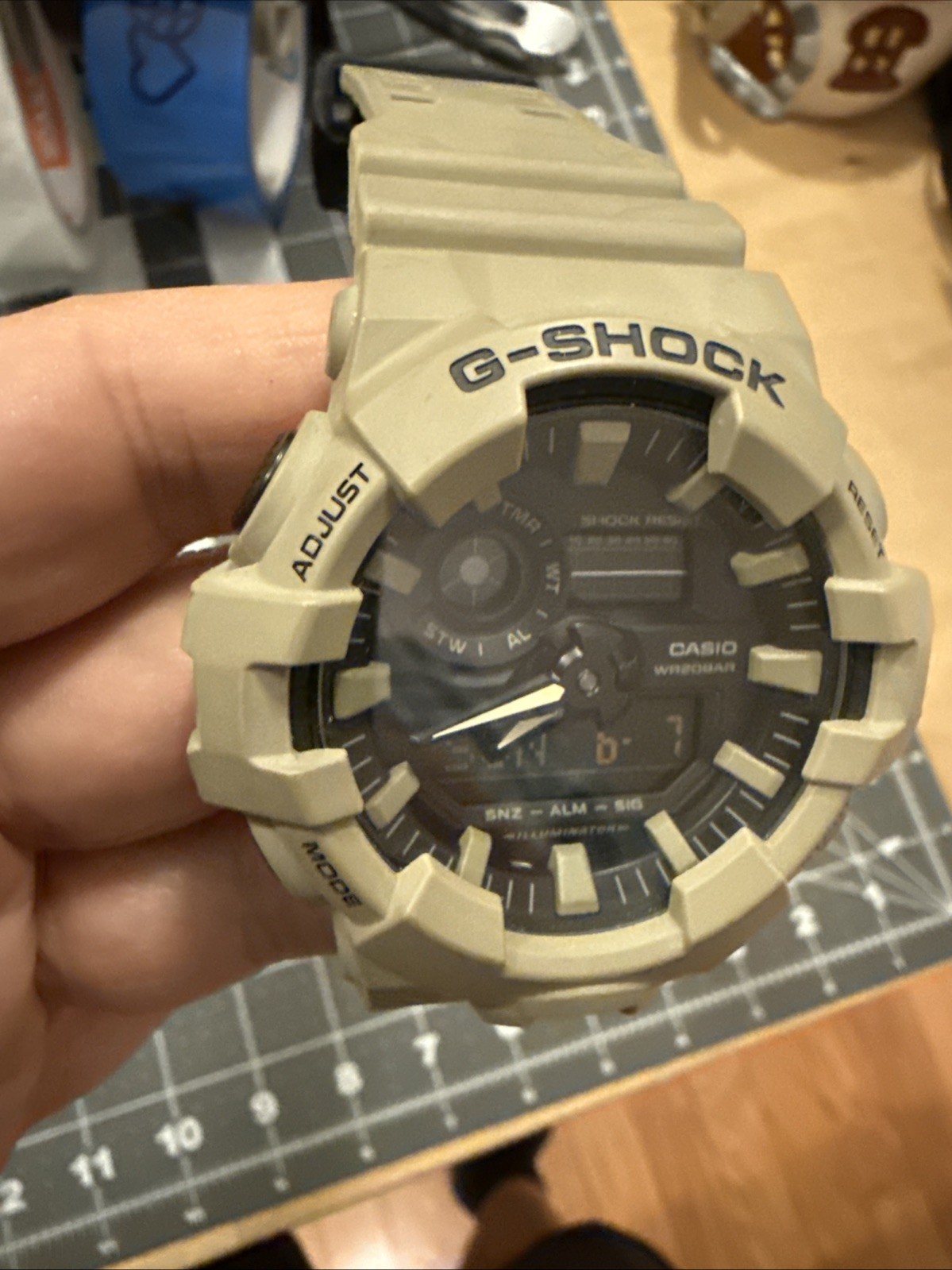 CASIO G-Shock Watch 5522 GA-700UC Military Olive Green Digital Analog