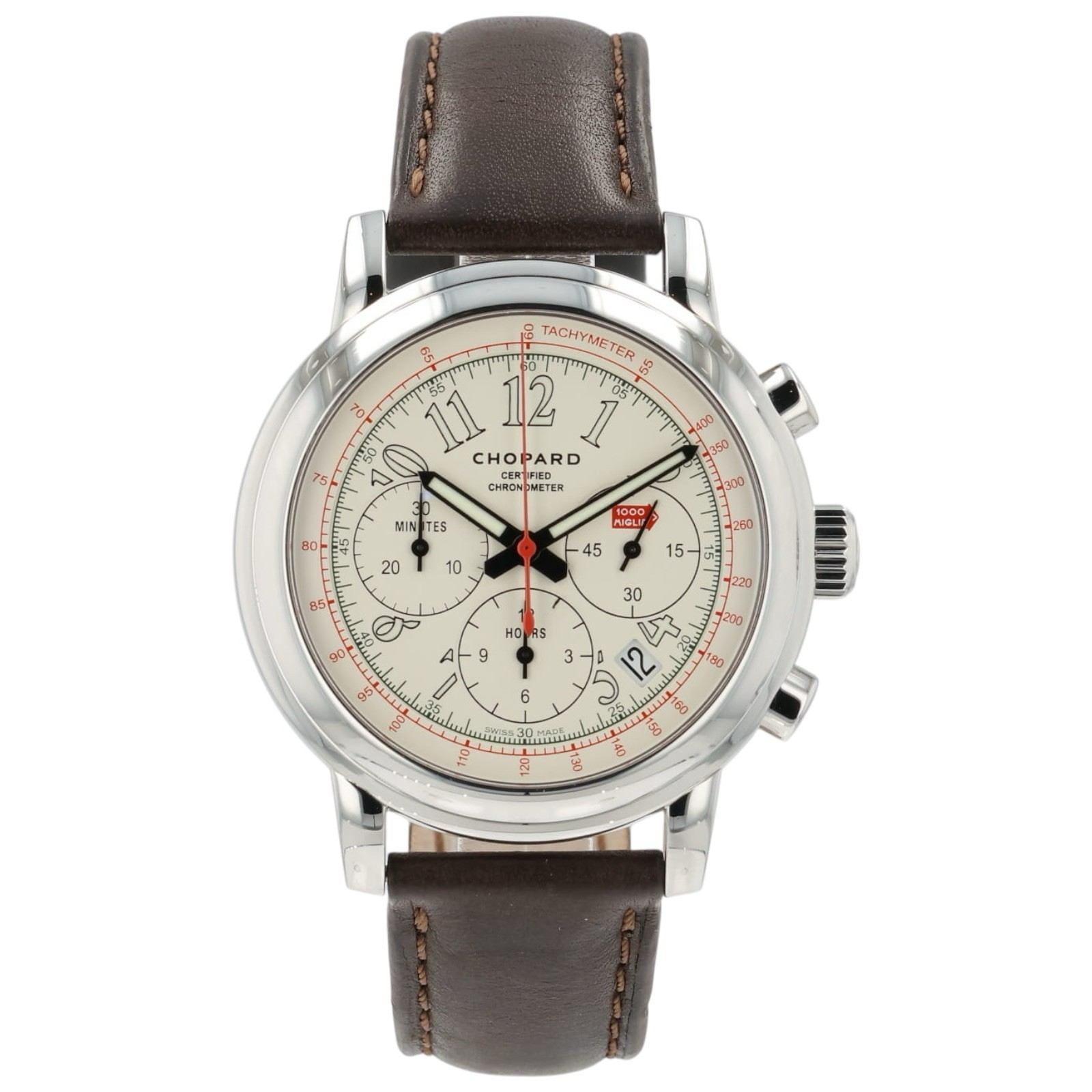 Chopard Mile Miglia Silver Dial Stainless Steel 42mm Automatic Men’s Watch 8511