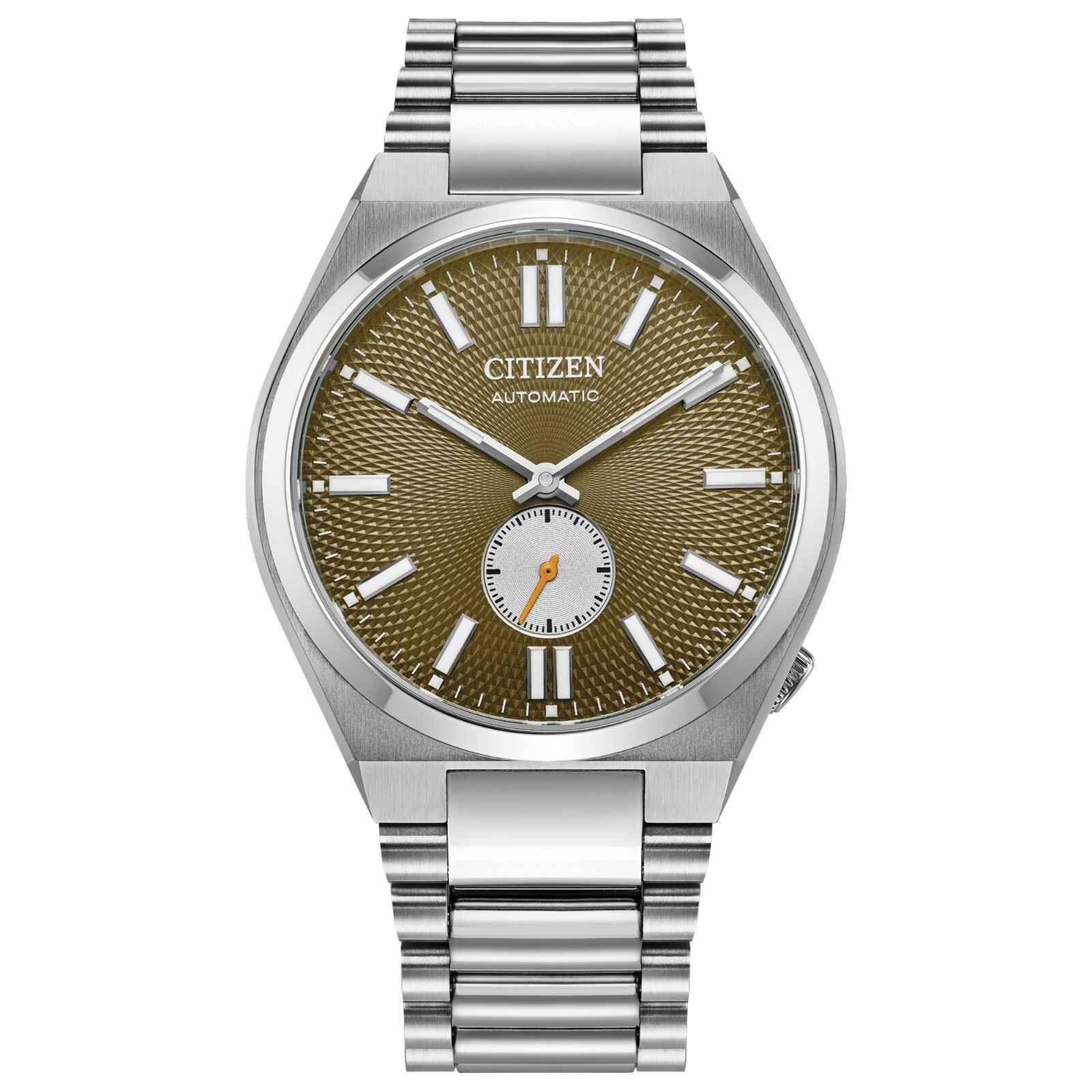 Citizen TSUYOSA Small Second Automatic Green Dial Mens Watch Model NK5010-51X