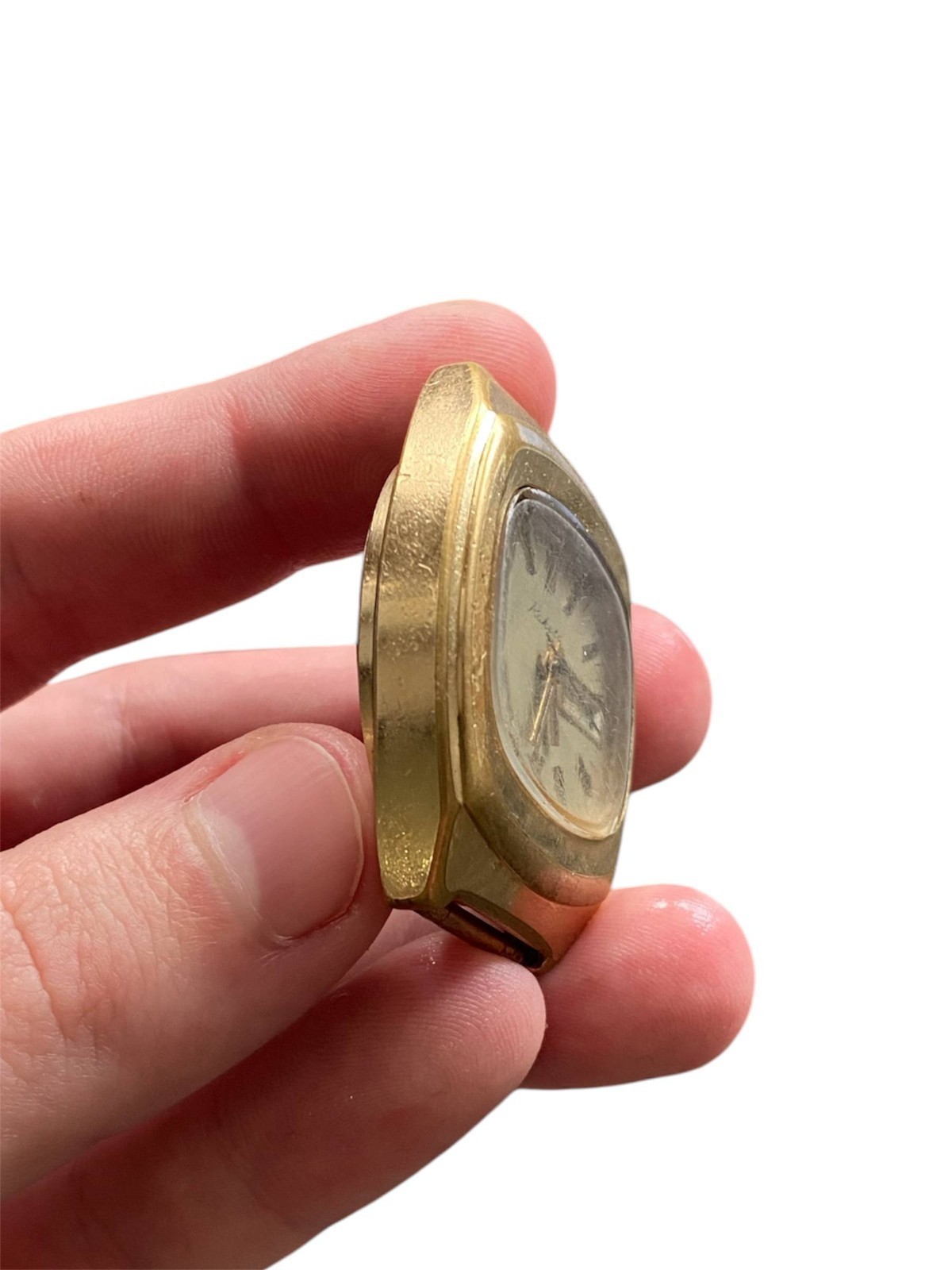 Raketa Watch Vintage watch Soviet mechanical Wristwach Rare Gold Plated AU-10