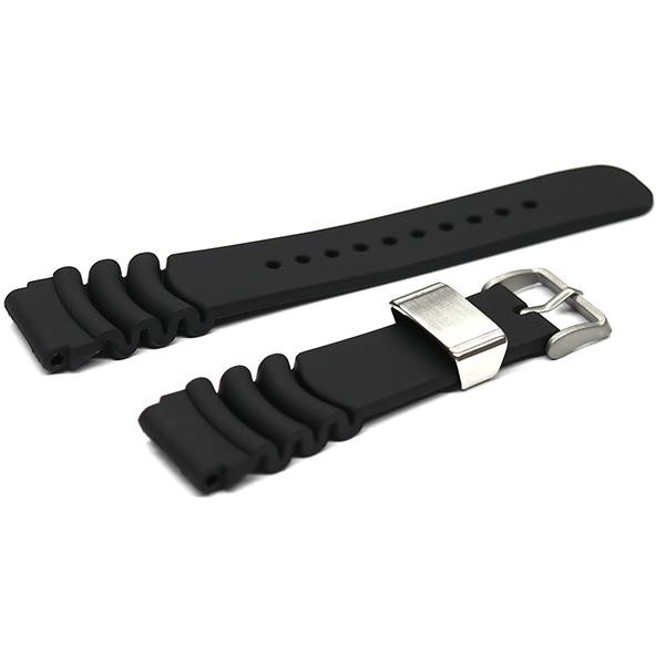 Seiko Divers Rubber Strap 22mm Urethane with Stainless Steel Buckle (Third-Party