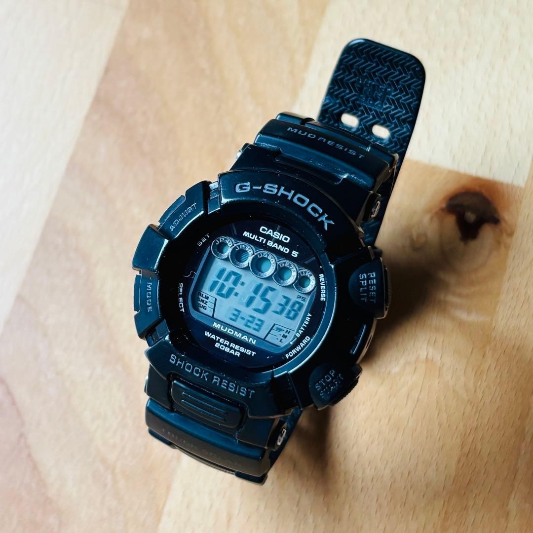 CASIO G-SHOCK GW-9000-1JF MUDMAN Tough Solar Watch for Men