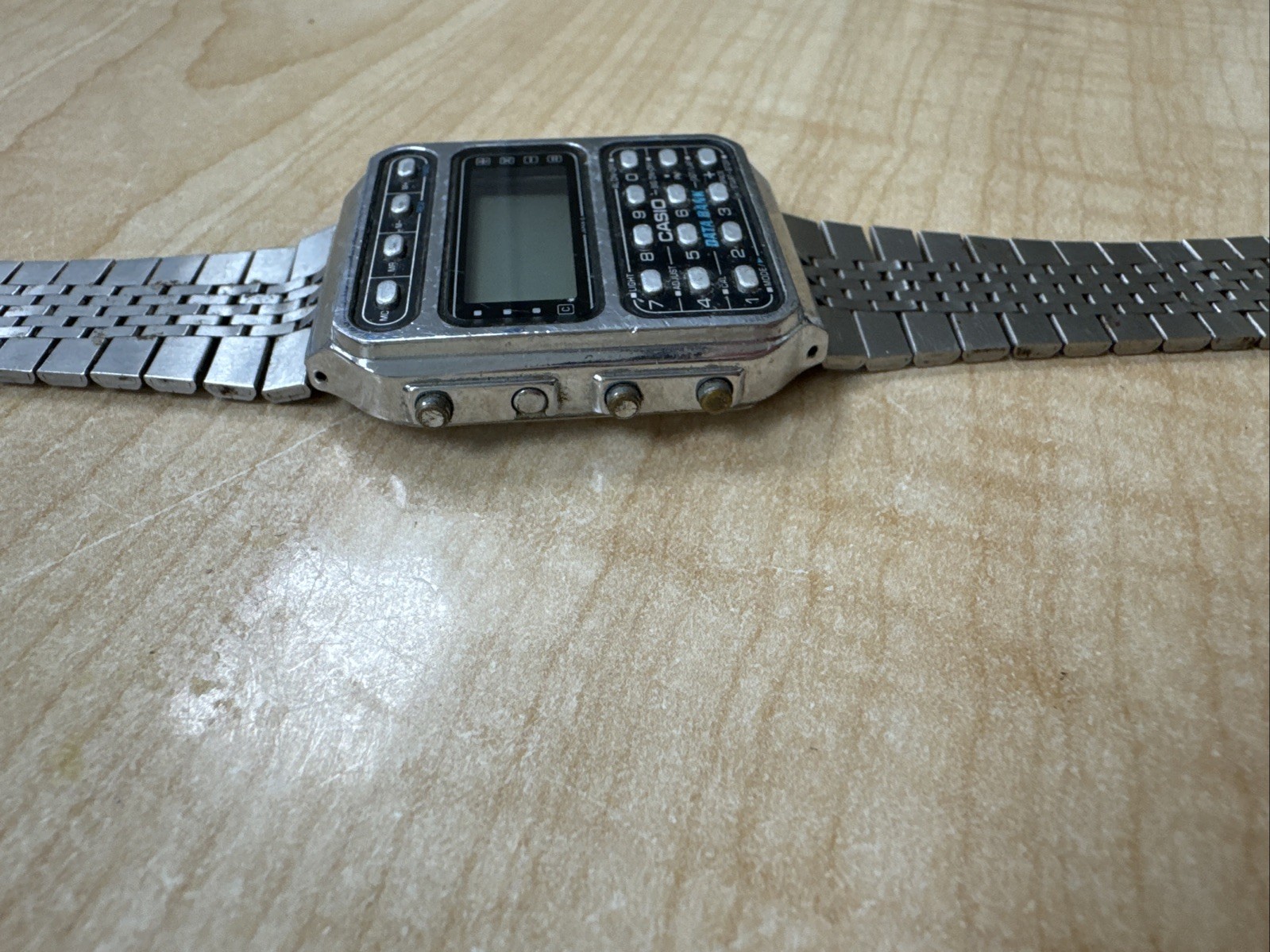 Vintage Casio 246 CD-401 Databank Calculator Digital Watch WORKS.