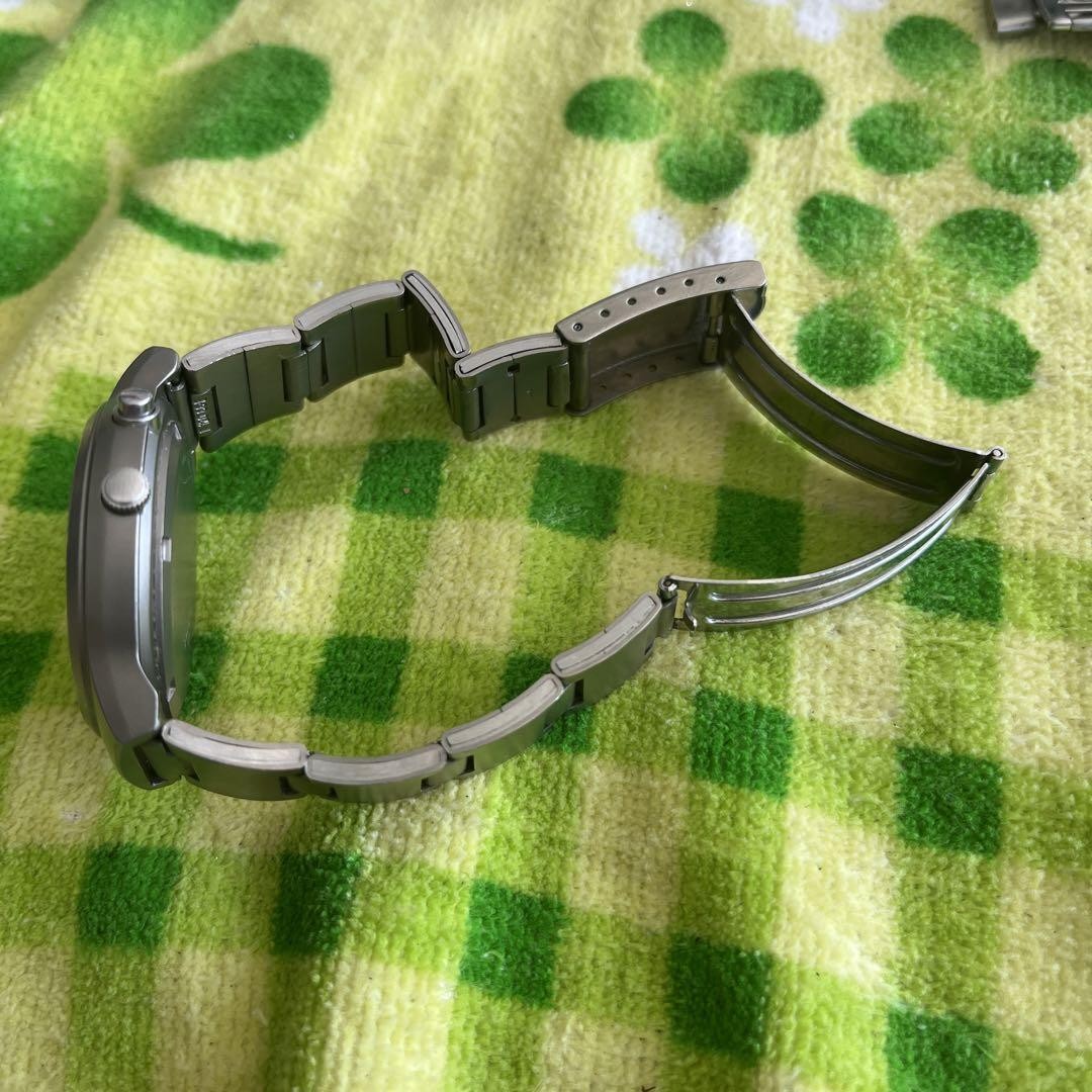 Seiko ALBA Epsilon Quartz Titanium Case and Band Lightweight Running Watch