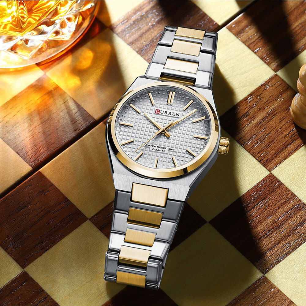 CURREN Men Quartz Watch Luxury Steel Wristwatch Luminous Sport Watch Males Watch