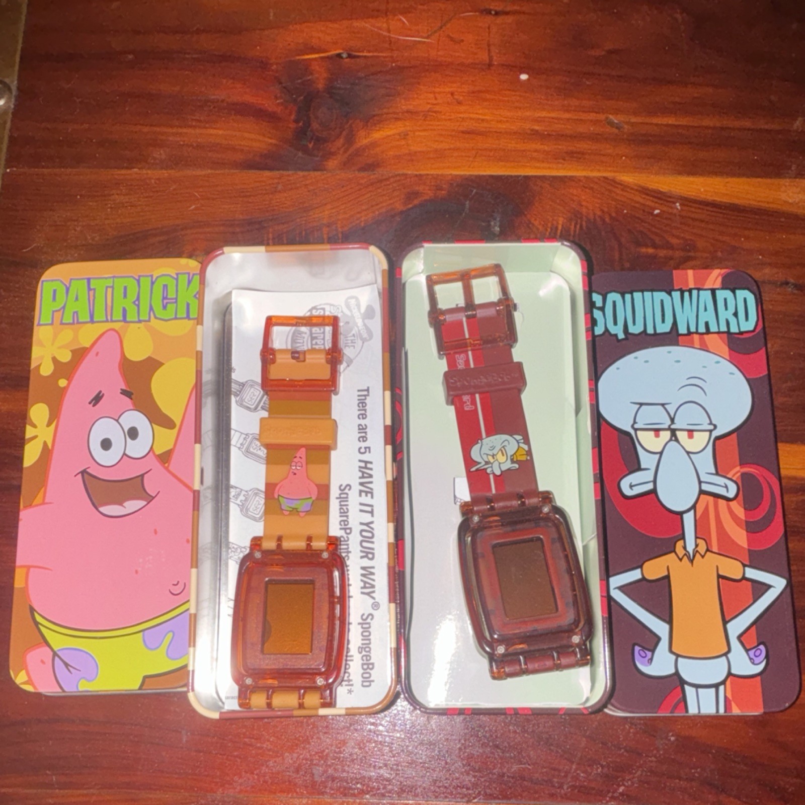 Nickelodeon SpongeBob SquarePants Patrick & Squidward Digital Wristwatches