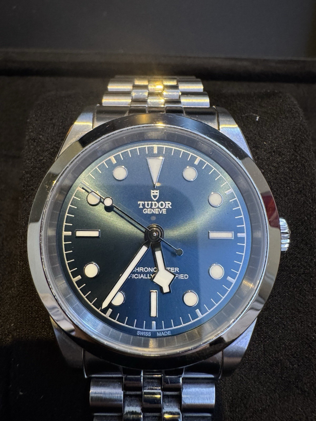 Tudor Black Bay 41 Gents Watch Diamond Dial Jubilee Bracelet Steel Auto 79680