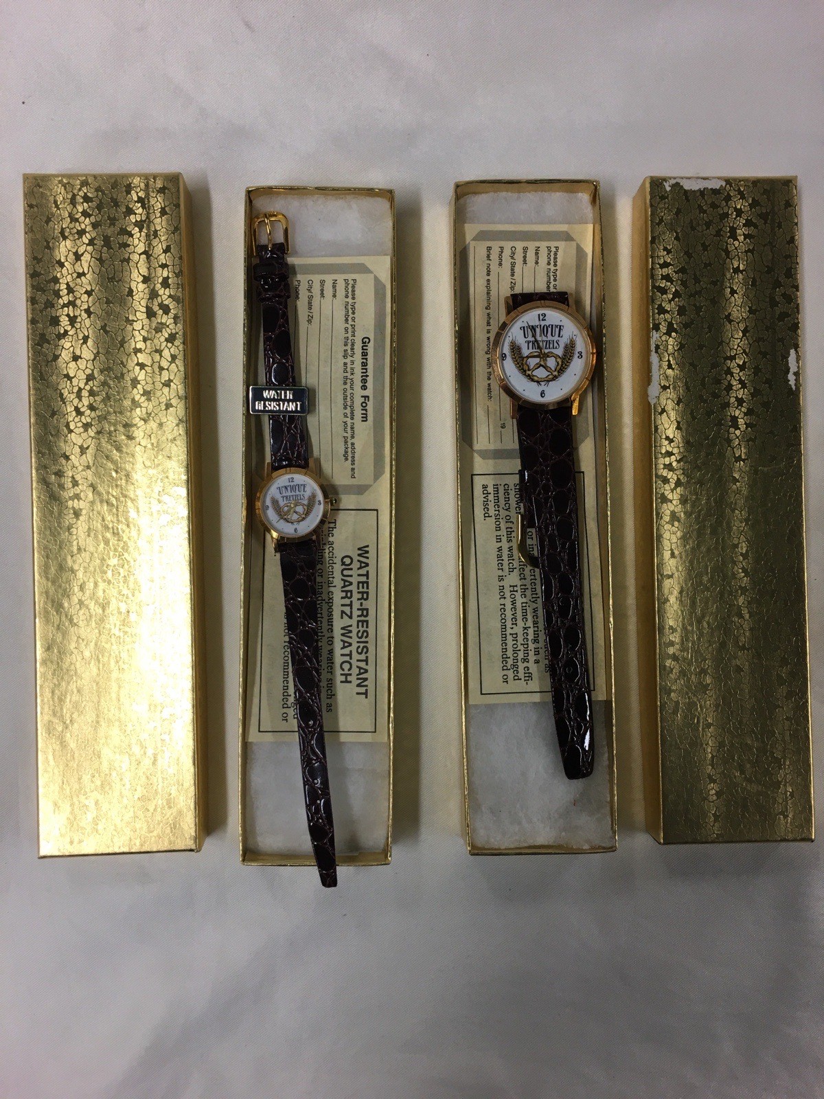 Vintage UNIQUE PRETZELS Wrist Watches IMAGE Watches Inc.