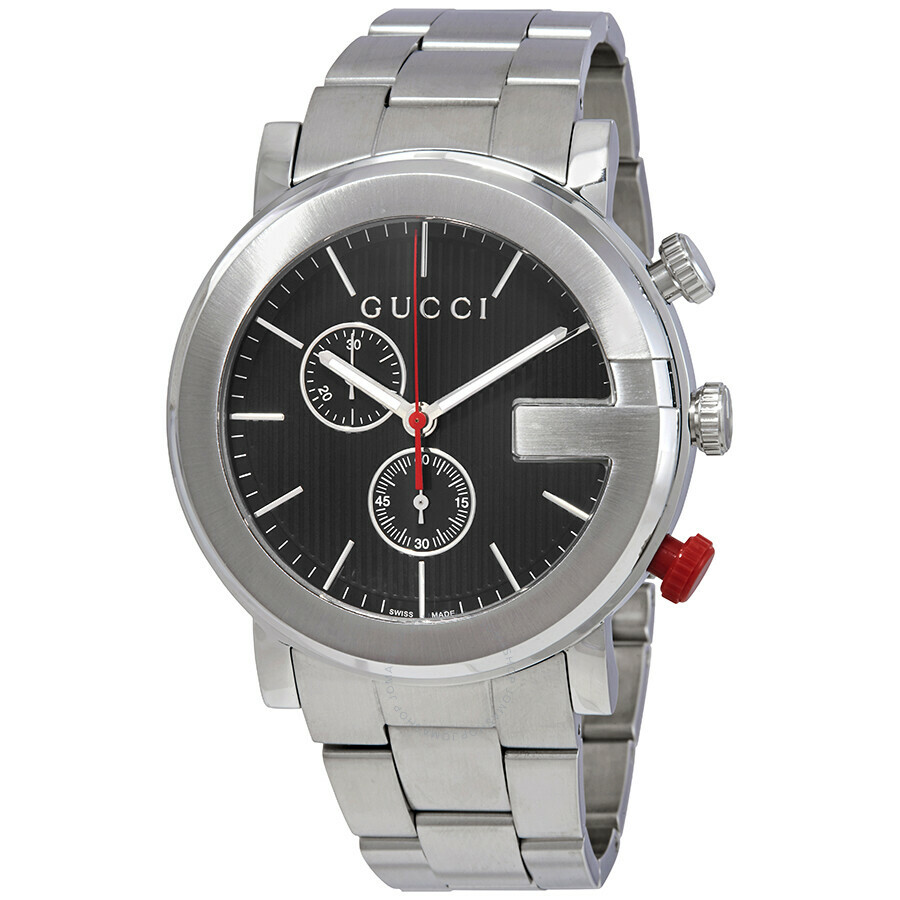 Gucci YA101361 Men’s G-Chrono Silver Tone Stainless St. 101M Series Watch $1,790