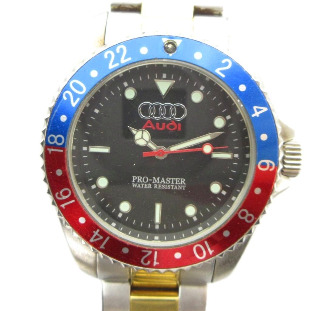 Audi Men’s Quartz Watch 40mm Stainless Steel Silver AB Condition