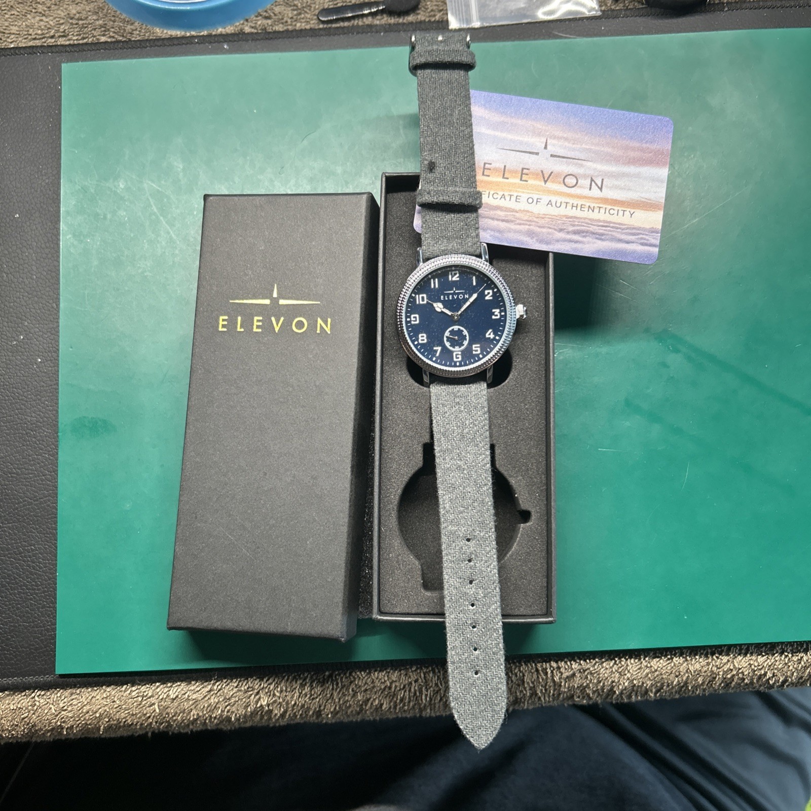 Elevon Men’s Quartz Watch Blue Dial