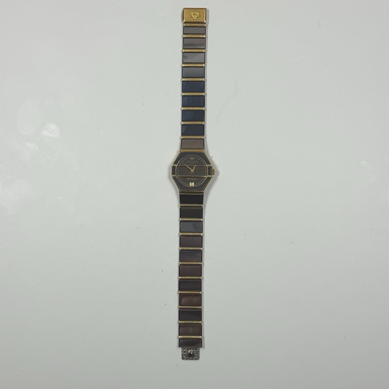 Vintage Baume & Mercier Avant Garde 18KT Gold and Tungsten Carbide Women’s Watch