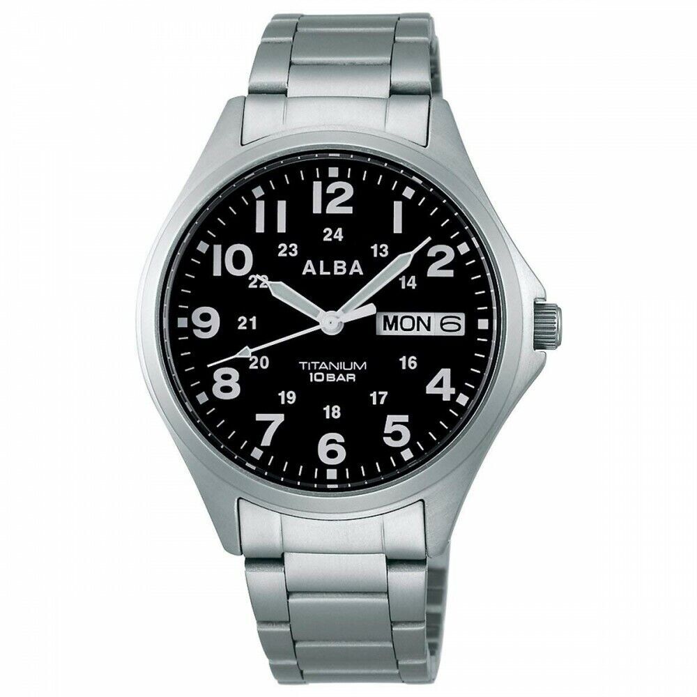 Seiko Alba Men’s Black Watch – AQPJ402