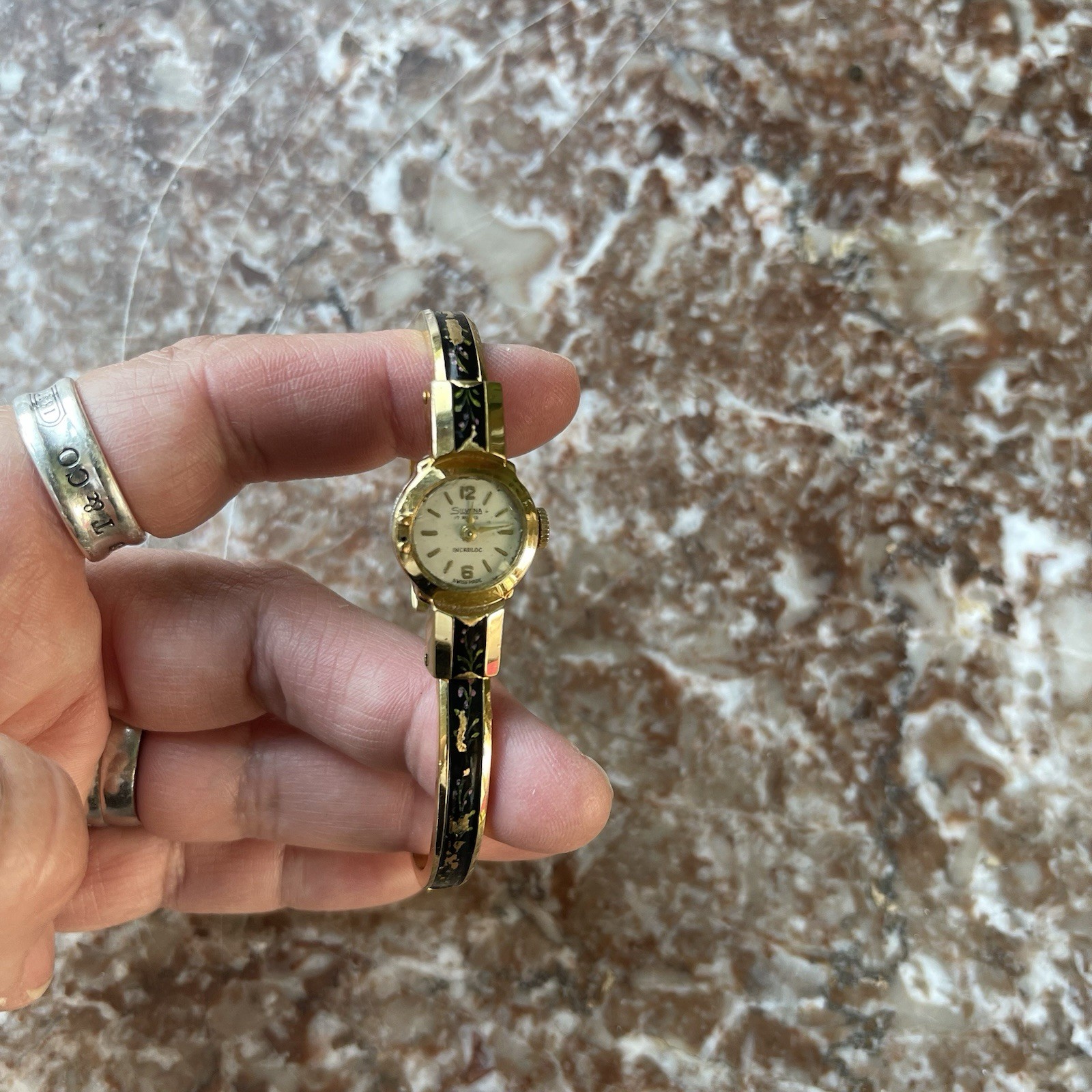 Vintage Silvana Ladies Mechanical Wind-Up Bangle Watch – Working – Swiss Made
