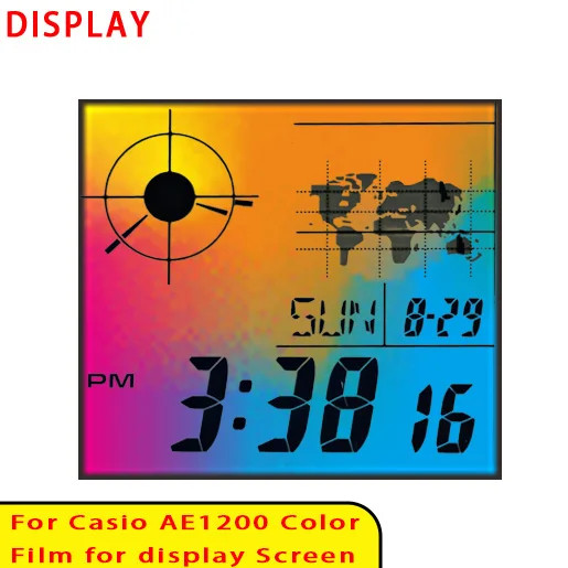 42 Style Display Color Screen Filter for Casio AE1200 Display HD Gradient Filter