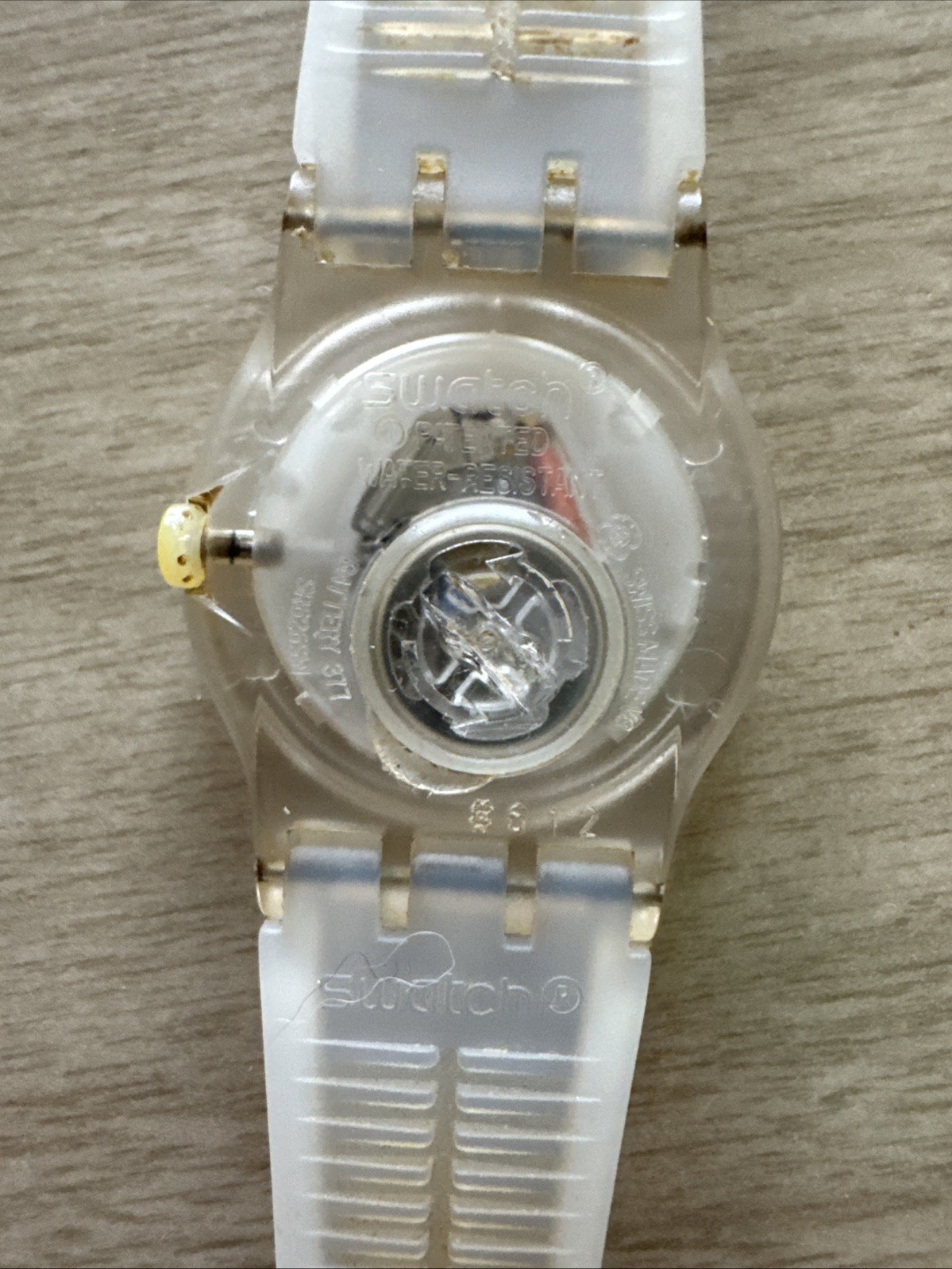 Swatch Watch Icy Area Jelly in Jelly White Y2K