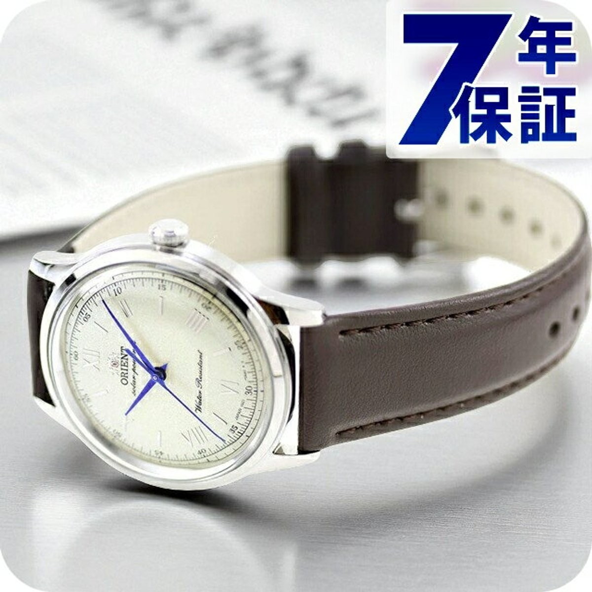 Orient Bambino 38 RN-WK0003G Solar Powered Classic Leather Band Men Watch NEW