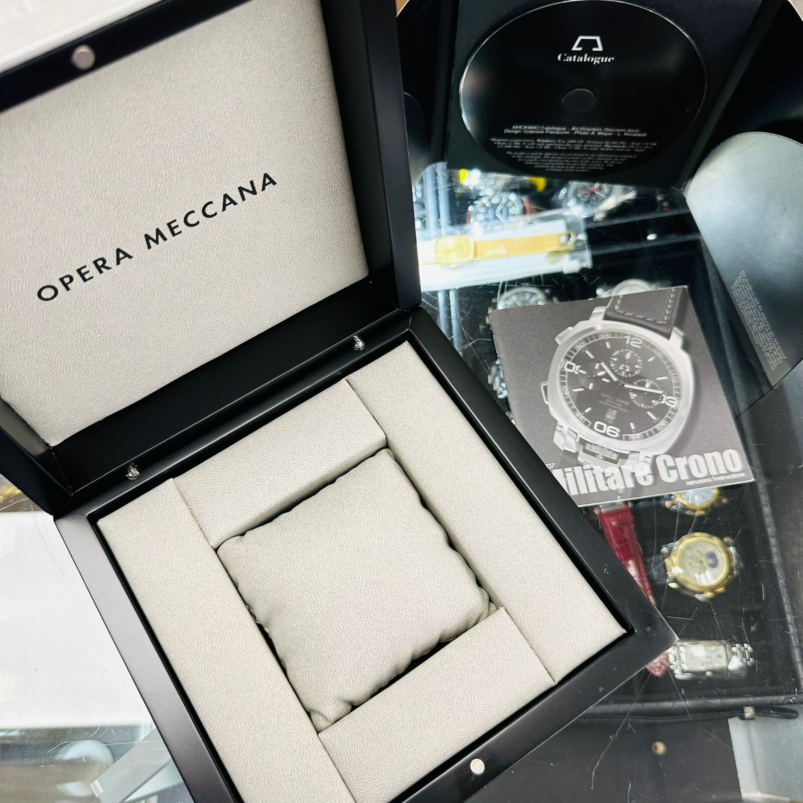 Anonimo 2007 Militare Crono Black Dial Pre-Owned Box+Manual Set – 3549