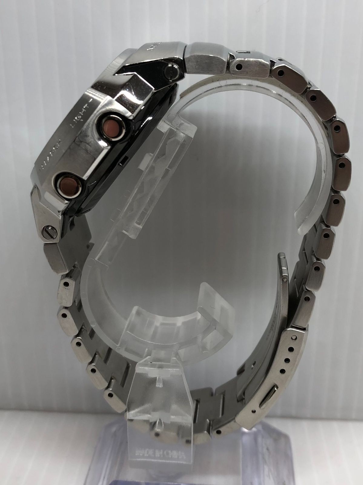 CASIO G-SHOCK AWM-500D-1A8JF Silver Digital Analog Watch Used Japan