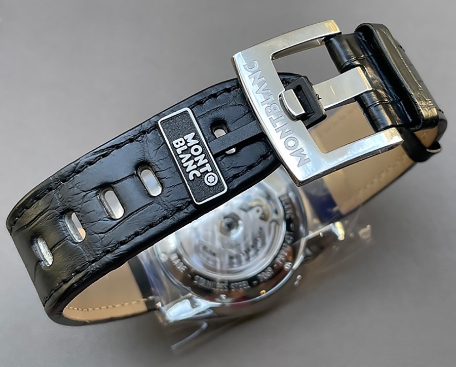 Montblanc Timewalker Chronograph Automatic Black Dial Rose Gold Markers MB101548