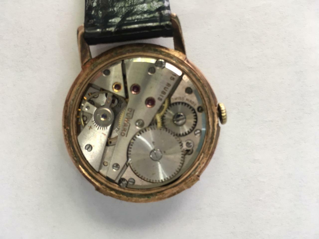 DUWARD VINTAGE SINCE 1960 MECHANICAL 15 JEWELS MEN’S SWISS WATCH