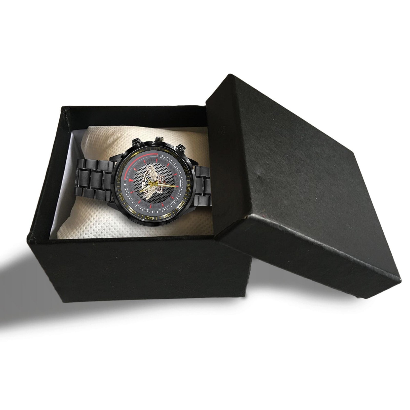 Orlando Harley Davidson Bike Week Black Stainless Steel Watch Biker Gift