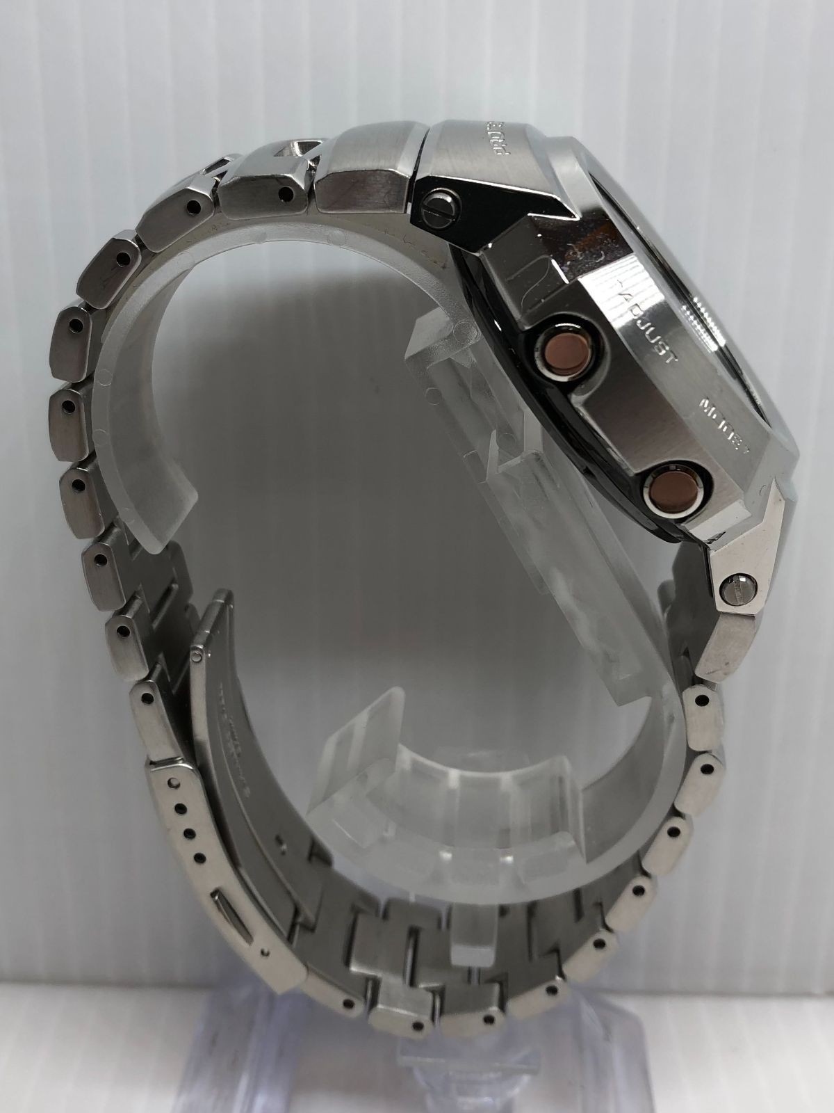 CASIO G-SHOCK AWM-500D-1A8JF Silver Digital Analog Watch Used Japan