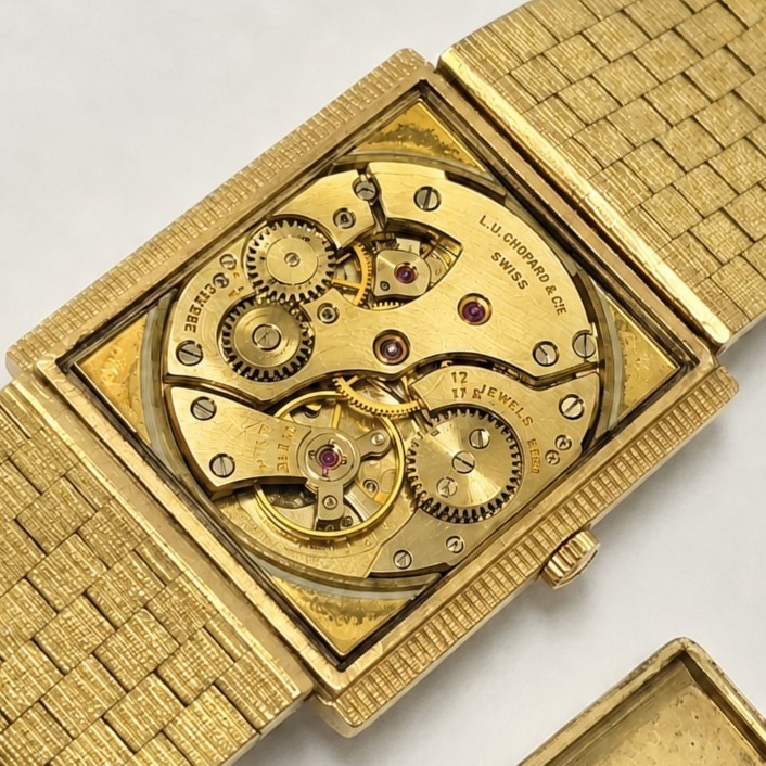 LU Chopard & Cie ref 2013 gold 750 18K mechanical men’s vintage watch