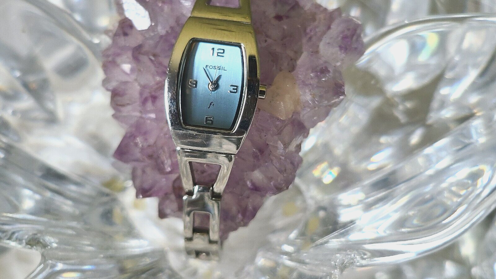 Fossil F2 Ladies’ Bracelet Blue Dial Watch ES-9304