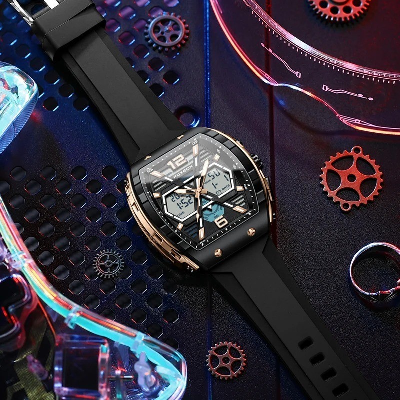 LIGE Digital Men Military Watch 50m Waterproof Wristwatch LED Quartz watch Sport