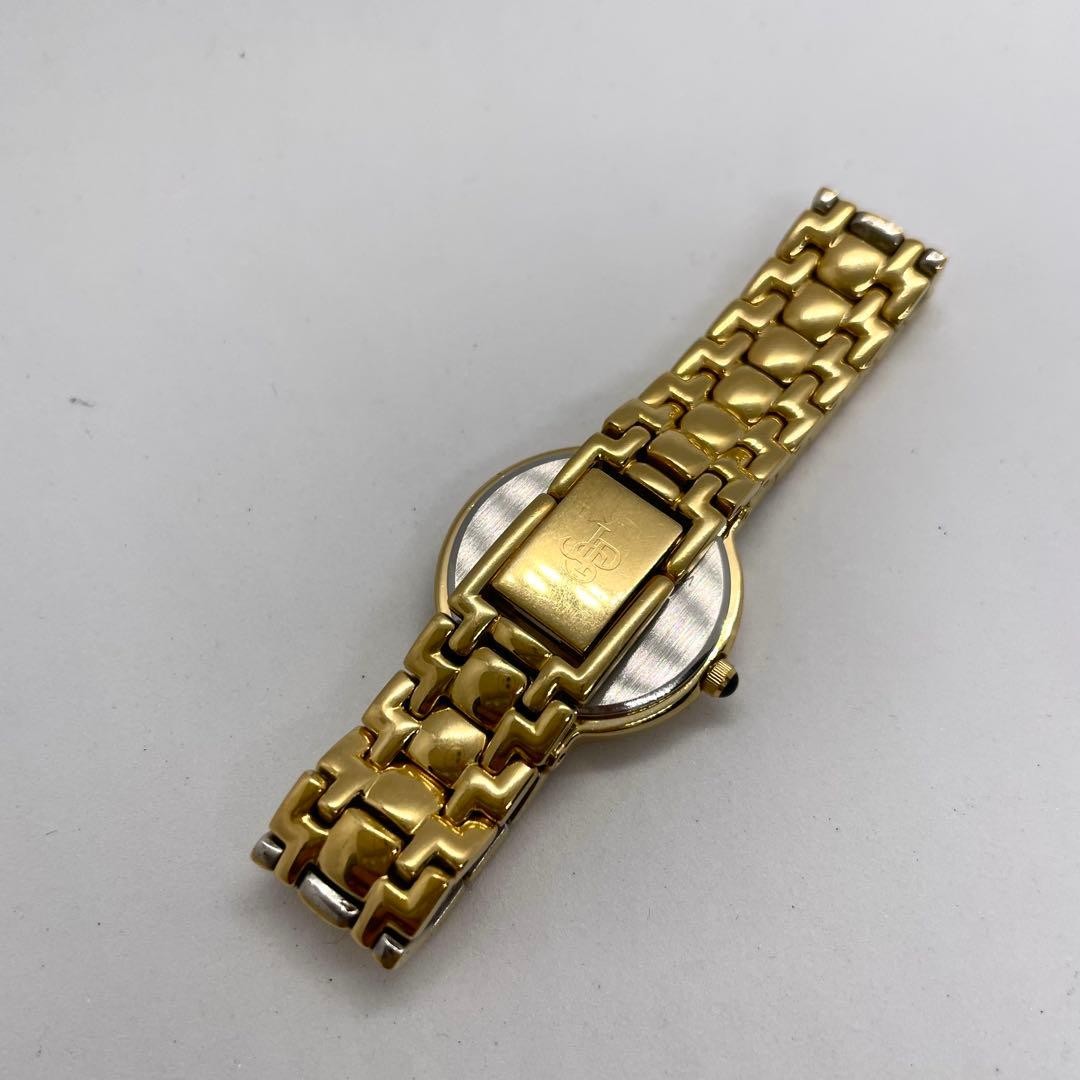 JPS Women Gold Blue Roman Date Quartz Wristwatch 24.5mm 14.5cm Authenticated