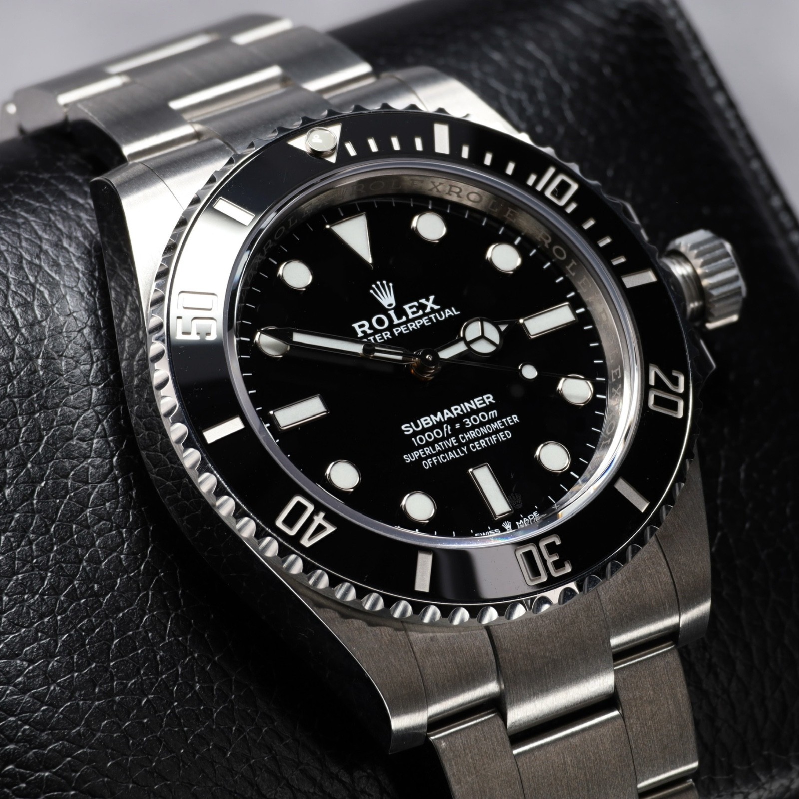 2021 Rolex Submariner No Date 124060 Black Dial Complete Set With Hangtags