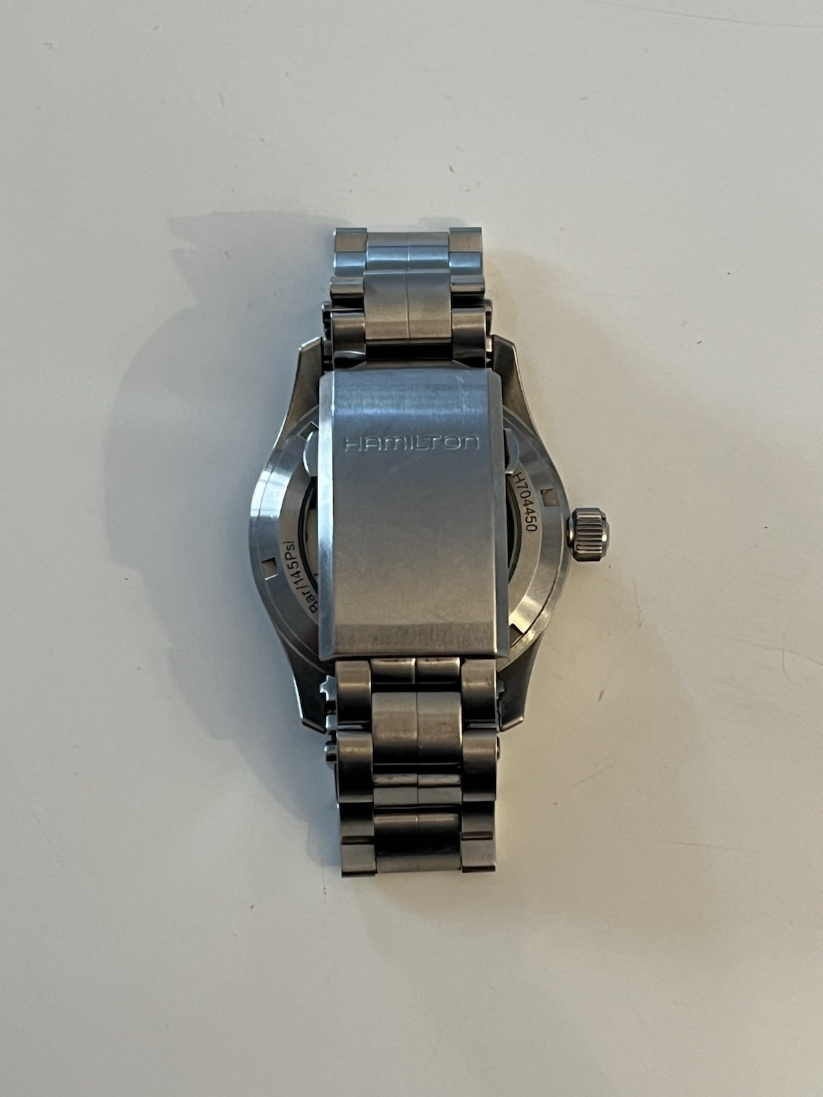 Hamilton Khaki Field 38mm Watch with Silver Stainless Steel Band