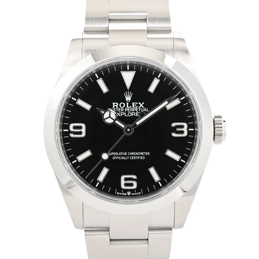 ROLEX Explorer 40 224270 Black Case Size 40mm Men’s Used Watch #7431