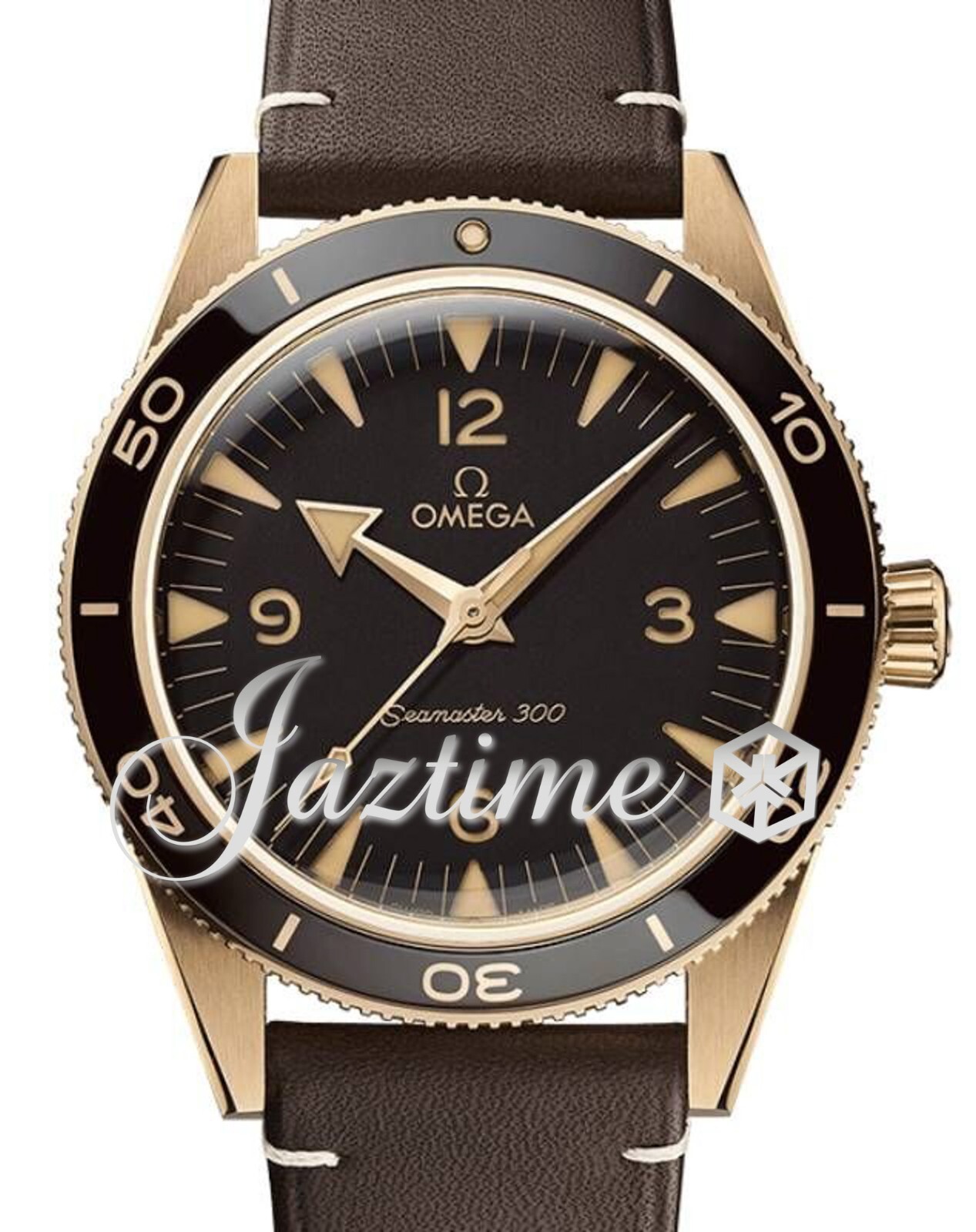 Omega Seamaster 300 Bronze Gold 41mm Brown Dial 234.92.41.21.10.001 BOX PAPERS