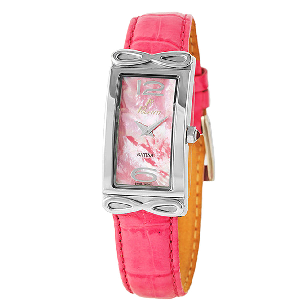 NATINA FUSHIA – CORAL RED | Coral Red Dial Wristwatch L808F